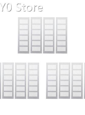 12Pcs Wide Aluminum Alloy Air Vent Ventilation Grille for Cl