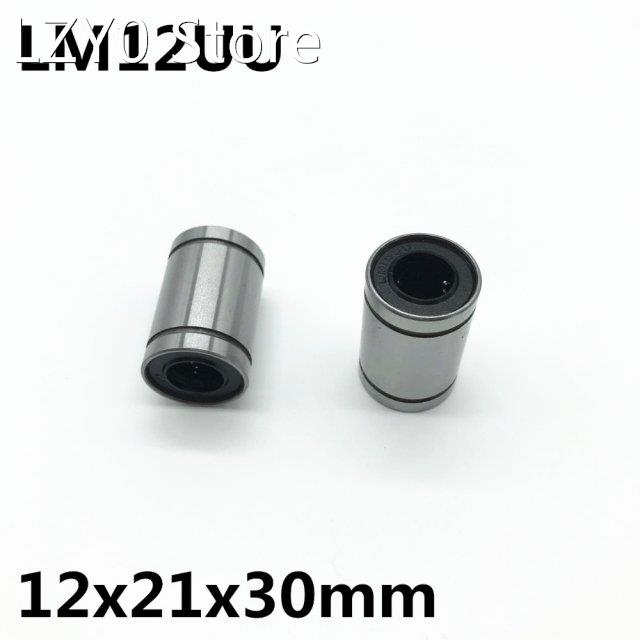 2pcs LM12UU ball bearing inner diameter 12x21x30mm guide lin