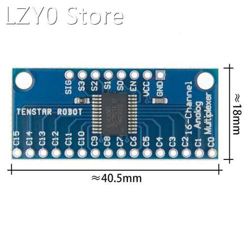 Free shipping 50pcs/lot CD74HC4067 16-Channel Analog Digital