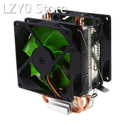hot-CPU Cooler Silent Double Fan 48CFM For Intel LGA775 / 11