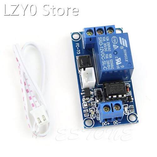 12V Latching Relay Module with Touch Bistable Switch MCU Con