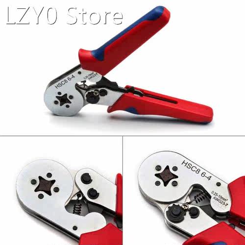 ZENHOSIT HSC8 6-4 Insulated Terminal Crimping Plier For 0.25