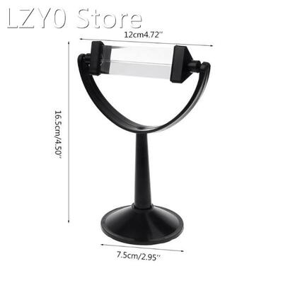 Optical Glass Triple Triangular Prism with Stand 适用于 Phys