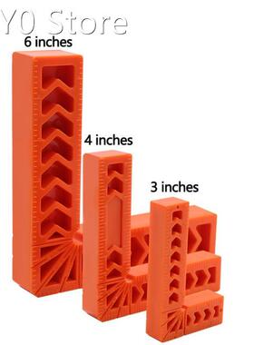 3/4/6 Inch Woodworking 90Deg Right Angle Positioning Ruler L