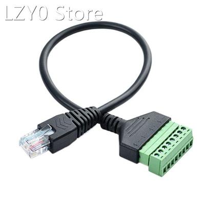 RJ45 Screw Terminal Connector Cable RJ45 Male to 8 Pin Exten
