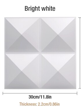 30x30cm Living Room TV Background Bedroom Decor 3D Wall Deca