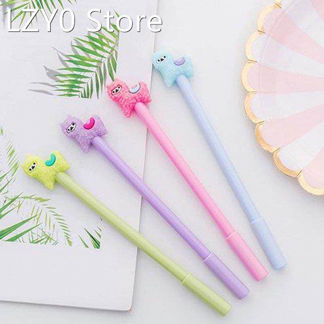 practical new 1pcs gel pen cute cartoon creative alpaca neut