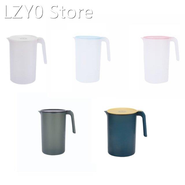 2022 New Large Plastic Pitcher With Lid Juice Pot Kettle Jui