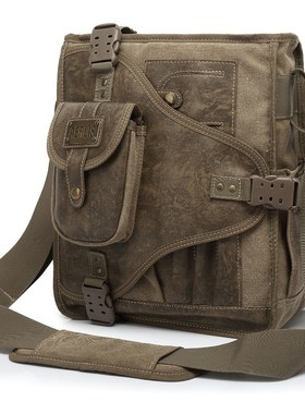 AERLIS Man Messenger Shoulder Bag 2020 Canvas Business Casu