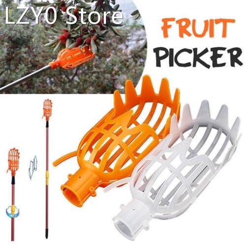 Garden Basket Fruit Picker Head Multi-Color Plastic Fruit Pi