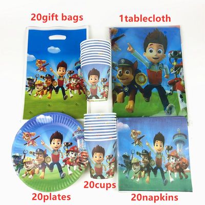 81Pcs  heme  Disposable ableware Design Kid  Birthday Party