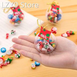 36pcs Eraser Classic Christmas Eraser Kids Pocket Erase