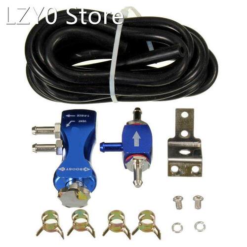 Blue Adjustable Manual Car Turbo Boost Valve Controller Boos