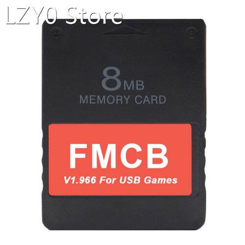 FMCB V1.966 Memory Card Game Data Stick Module Cards for PS2
