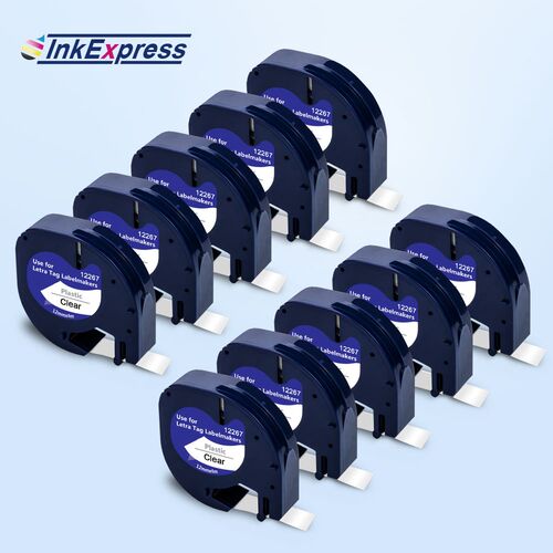 10PK 12mm 16952 16951 12267 Tape for DYMO 12267 Label Tape P