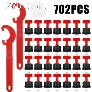 702Pcs Flat Ceramic Floor Wall Construction Tools Reusable T