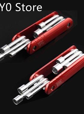 6-in-1 Anti-rust Folding Hex Nut Wrench Used in Professional