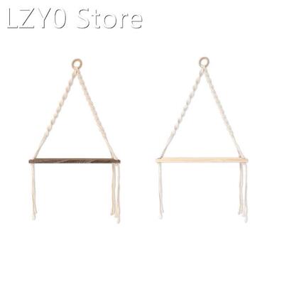 2022 New Handmade Woven Tapestry Floating Shelf Tassel Wall