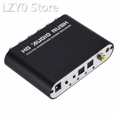 5.1 CH audio decoder SPDIF Coaxial to RCA DTS AC3 Optical di