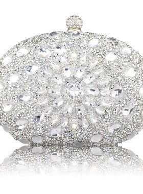 Chaliwini Multicolored Diamond Women Clutch Evening Bags Br