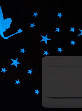 Blue-light Luminous Switch er Cartoon Wall ers Glowing Wall