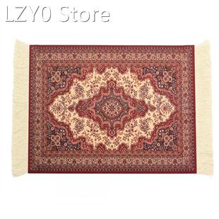 28x18cm Persian Rug Mat Mousepad Retro Style Carpet Pattern