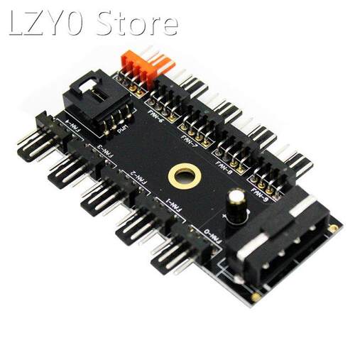 Computer/Pc Case Fan Controller Power Cable 1 Female to 10 M