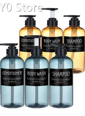 Bathroom Lotion Dispensed Empty Bottle Shampoo Shower Gel 30