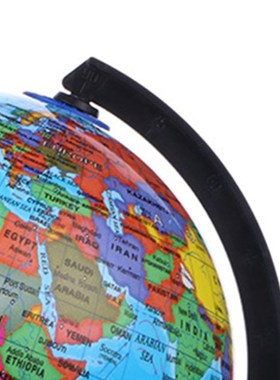 5.57in English Globe with Stand 360 Degree Rotation Geograp