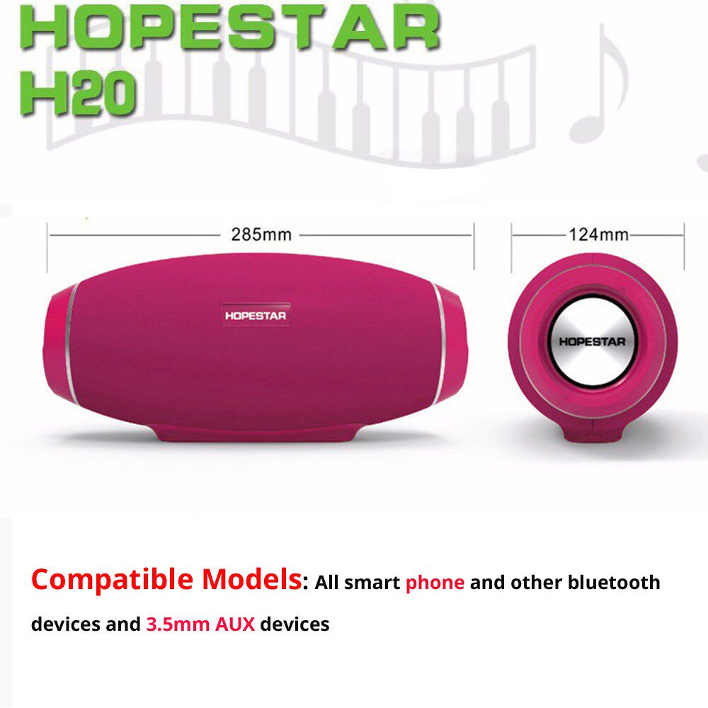 HOPESTAR H20 무선 휴대용 칼럼 블루투스 4.2 스피커