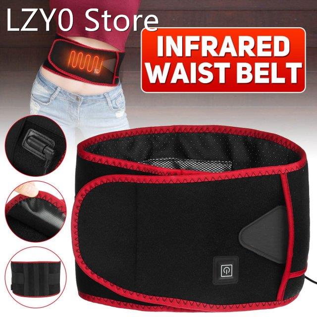 Electric Heating Waist Pad Waist Warmer Corset Belt Women Pe