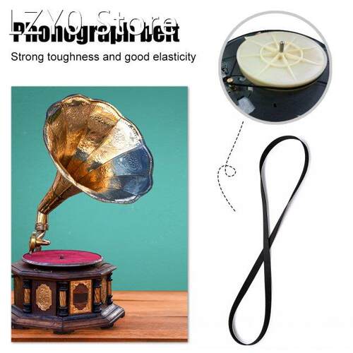 Wear-resistant?Record Player Drive Belt Rubber Turntable Pho