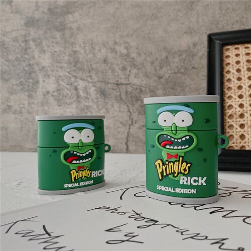 3D Pringles Potato chips cucumber Case For Airpods 1 2 3 Pr