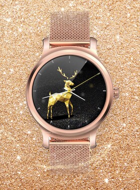 Beautiful Alloy Smart watch 2020 IPS full round screen blue