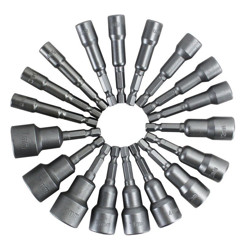 14PC Power ool Nut Driver Set Quick Change Power Nut Driver