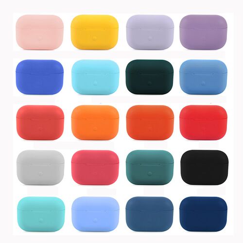 Ultra thin Silicone Case For Airpods Pro Candy Color Wirele