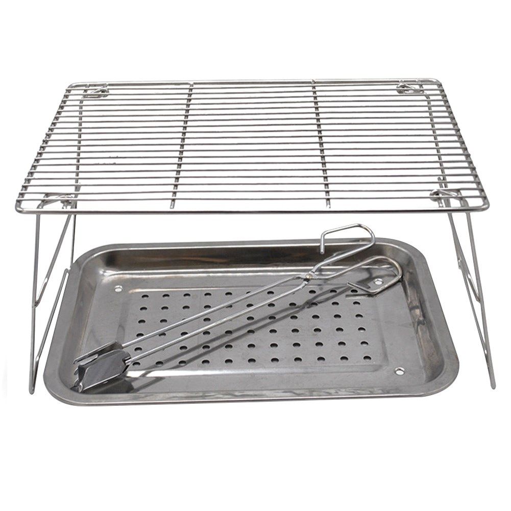 3pcs Party Barbecue Grill Stainless Steel Accessories Kitche