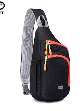 Fengdong male sling chest bag small crossbody bags for men