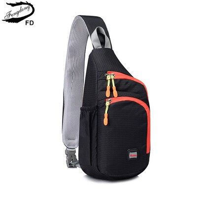 Fengdong male sling chest bag small crossbody bags for men