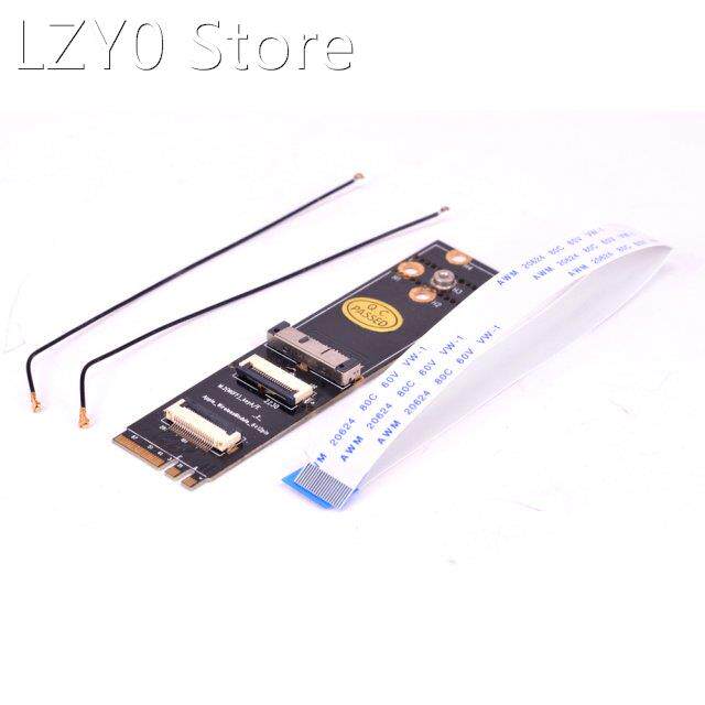 A / E key NGFF M.2 Adapter for Macbook BCM94360CS2 BCM943602