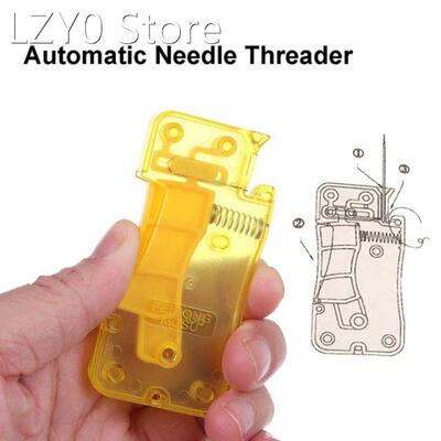 Portable Auto Needle Threader DIY Tool Home Hand Machine Sew