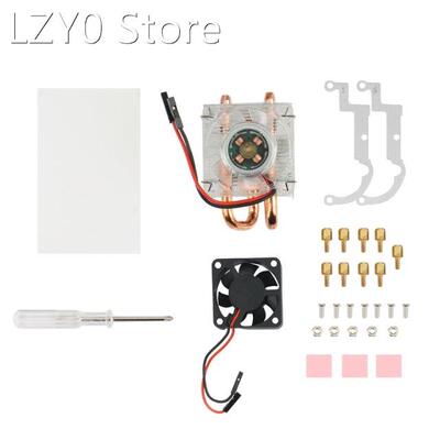 Low-Profile Ice Tower Cooling Fan 7 Colors RGB Changing LED