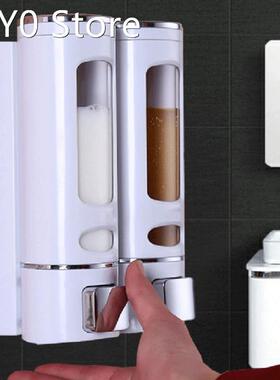 Hanging Wall Mount Liquid Soap Dispenser Hand Press Single /