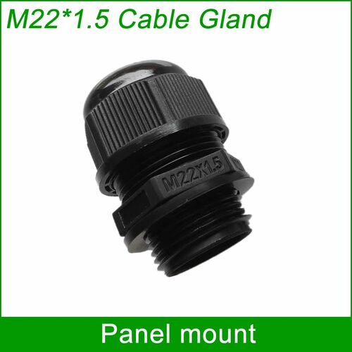 RJ45 waterproof connector M22*1.5 Cable Gland with mounting