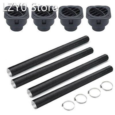 Tube With Clip And SquareWarm Air Outlet Exhaust Hose Automo
