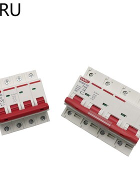 DC 1000V 4P Solar Mini Circuit Breaker Overload Protection