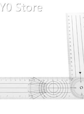 Userful Multi-Ruler 360 Degree Goniometer Angle Medical Spin