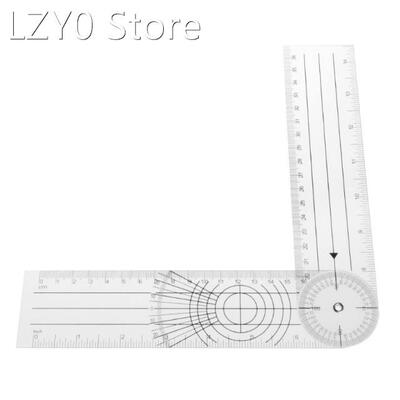 Userful Multi-Ruler 360 Degree Goniometer Angle Medical Spin