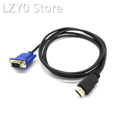 to VGA HD Converter Cable Audio Cable D-SUB Male Video Adapt