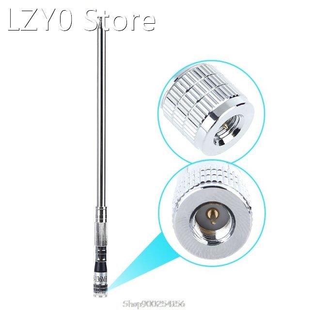 1Pcs 1M Scalable 118-136MHz Whip Telescopic Antenna Multiple